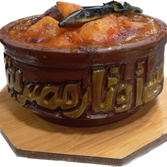 طاجن بطاطس باللحمة